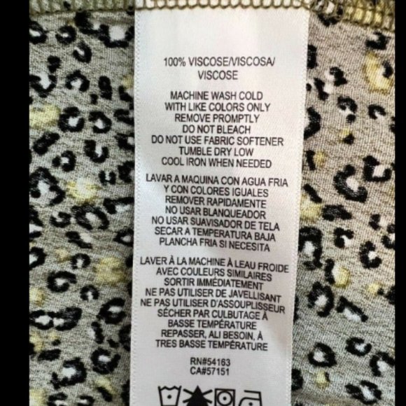 Calvin Klein Jeans Womens Micro Leopard Line Mini Dress Size XL, MSRP $79.5 - Picture 5 of 6